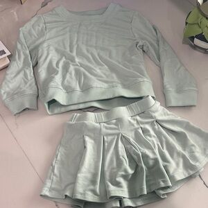 Posh Peanut Mint Skort Set